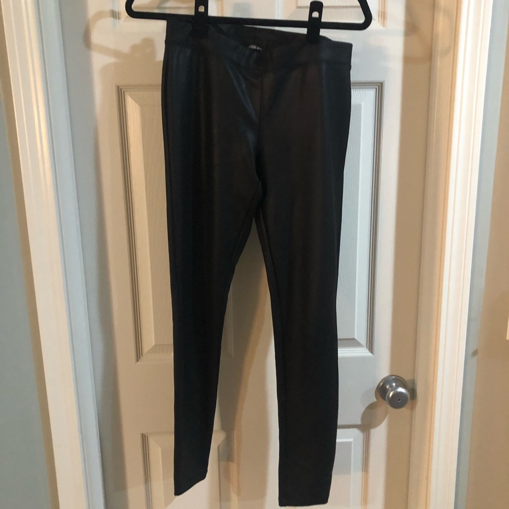 Express Black Leather Pants